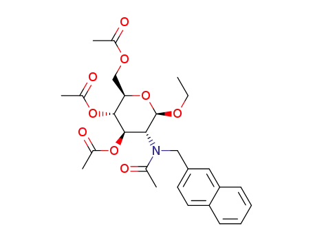ethyl 3,4,6-tri-O-acetyl-2-deoxy-2-[acetyl(naphthalen-2ylmethyl)amino]-β-D-glucopyranoside