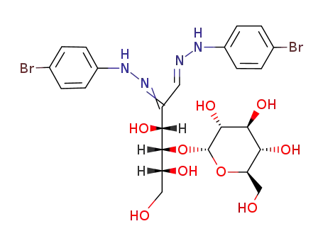 2-[(5E,6E)-5,6-bis[(4-bromophenyl)hydrazinylidene]-1,2,4-trihydroxyhexan-3-yl]oxy-6-(hydroxymethyl)oxane-3,4,5-triol