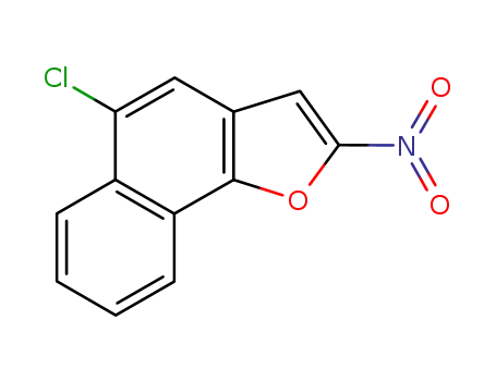 Molecular Structure of 75965-77-4 (2-NITRO-5-CHLORO-NAPHTHO(1,2-B)FURAN)