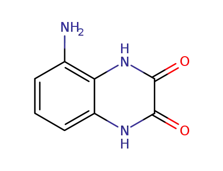 Molecular Structure of 76097-87-5 (2,3-Quinoxalinedione,5-amino-1,4-dihydro-(9CI))