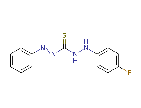 Diazenecarbothioic acid, phenyl-, 2-(4-fluorophenyl)hydrazide