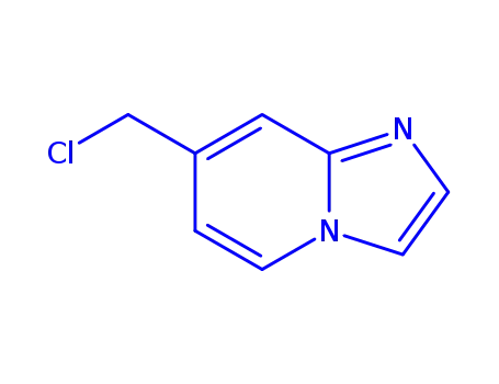 Molecular Structure of 760900-54-7 (7-(chloromethyl)imidazo[1,2-a]pyridine)