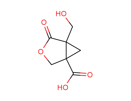 5-hydroxymethyl-4-oxo-3-oxa-bicyclo[3.1.0]hexane-1-carboxylic acid