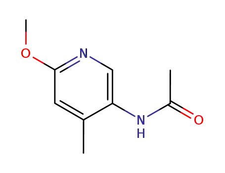 Molecular Structure of 76013-32-6 (N-(6-Methoxy-4-methylpyridin-3-yl)acetamide)