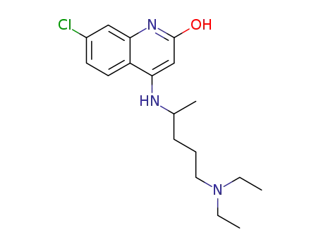 Molecular Structure of 7597-00-4 (7-chloro-4-{[5-(diethylamino)pentan-2-yl]amino}quinolin-2(1H)-one)