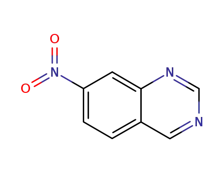 Molecular Structure of 7557-00-8 (7-Nitroquinazoline)