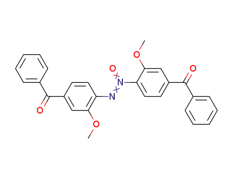 Molecular Structure of 7598-42-7 ({4-[(Z)-(4-benzoyl-2-methoxyphenyl)-NNO-azoxy]-3-methoxyphenyl}(phenyl)methanone)