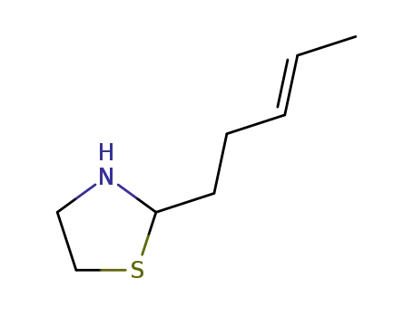 trans-2-(3-Pentenyl)thiazolidine