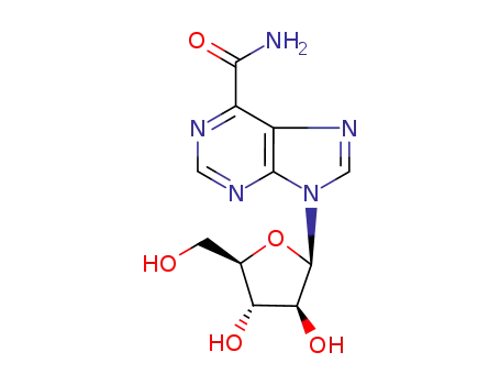 Molecular Structure of 76265-59-3 (9-pentofuranosyl-9H-purine-6-carboxamide)