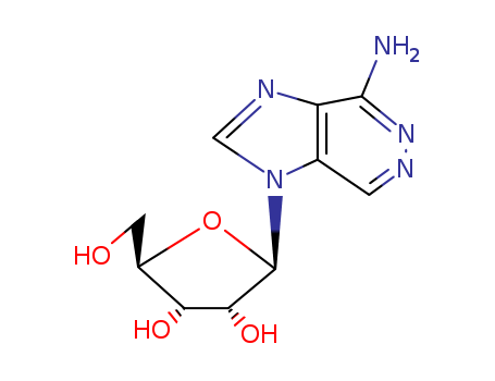 2-(5-amino-3,4,7,9-tetrazabicyclo[4.3.0]nona-1,3,5,7-tetraen-9-yl)-5-(hydroxymethyl)oxolane-3,4-diol cas  75909-15-8