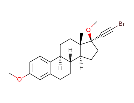 (8S,9S,13S,14S)-17-(2-bromoethynyl)-3,17-dimethoxy-13-methyl-7,8,9,11, 12,14,15,16-octahydro-6H-cyclopenta[a]phenanthrene