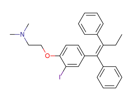 Molecular Structure of 76070-10-5 (iodotamoxifen)