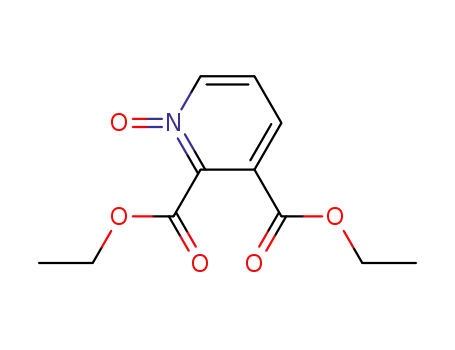 Molecular Structure of 114526-80-6 (1-oxy-pyridine-2,3-dicarboxylic acid diethyl ester)