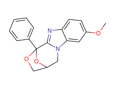 1,4-EPOXY-1H,3H-(1,4)OXAZEPINO[4,3-A]BENZO[D]IMIDAZOLE,4,5-DIHYDRO-8-METHOXY-1-PHENYL-