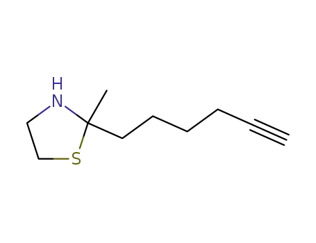 2-(5-Hexynyl)-2-methylthiazolidine