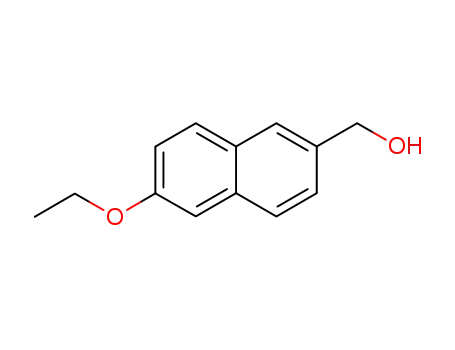 Molecular Structure of 757230-57-2 (2-Naphthalenemethanol,6-ethoxy-(9CI))