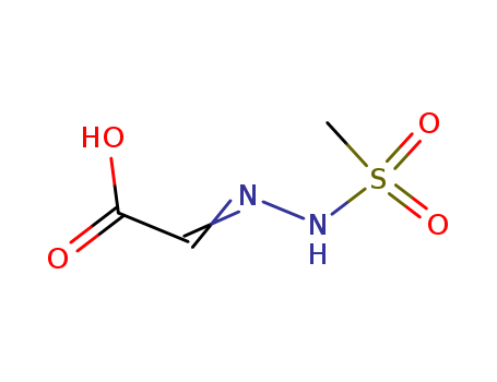 Acetic acid,2-[2-(methylsulfonyl)hydrazinylidene]- cas  75968-31-9