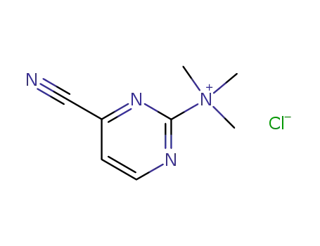 Trimethyl-2-(4-cyanpyrimidinyl)ammoniumchlorid