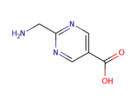 5-Pyrimidinecarboxylicacid,2-(aminomethyl)-(9CI)