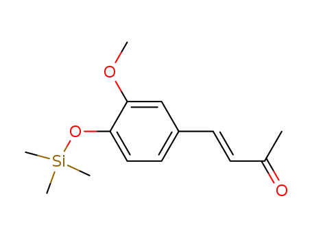 (E)-3-methoxy-4-trimethylsilyloxybenzylideneacetone