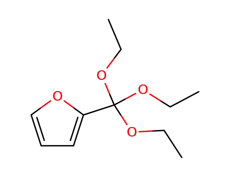 Molecular Structure of 75905-10-1 (2-(triethoxymethyl)furan)