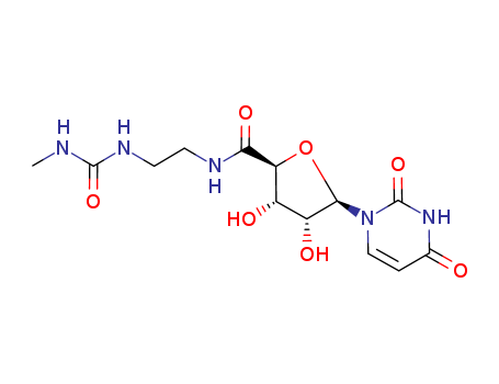 b-D-Ribofuranuronamide,1-deoxy-1-(3,4-dihydro-2,4-dioxo-1(2H)-pyrimidinyl)-N-[2-[[(methylamino)carbonyl]amino]ethyl]- cas  75930-31-3