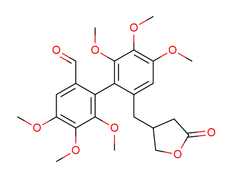 <(butanolidyl-4)-3 methyl>-6 formyl-6' hexamethoxy-2,3,4,2',3',4' biphenyle