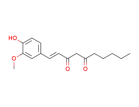 Molecular Structure of 76060-35-0 (1-Dehydro-6-gingerdione)
