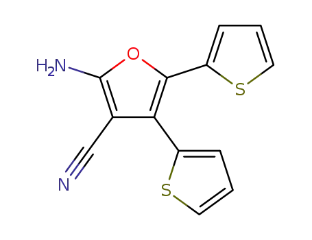 Molecular Structure of 75861-31-3 (2-AMINO-4,5-DI-THIOPHEN-2-YL-FURAN-3-CARBONITRILE)
