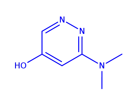 Molecular Structure of 763022-32-8 (4-Pyridazinol,6-(dimethylamino)-(9CI))