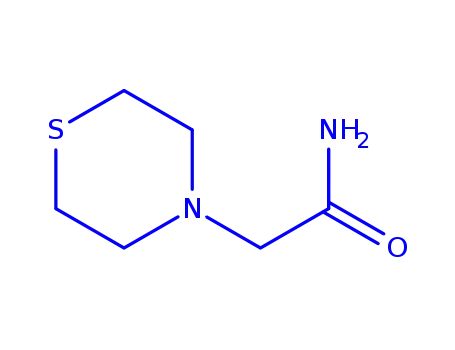 Molecular Structure of 765242-43-1 (4-Thiomorpholineacetamide(9CI))