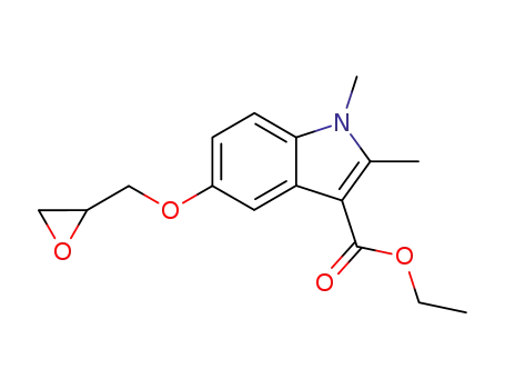 1,2-ジメチル-5-オキシラニルメトキシ-1H-インドール-3-カルボン酸エチル