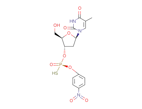 thymidyl 3'-(4-nitrophenyl)phosphorothioate