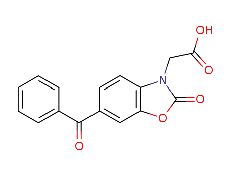 3(2H)-Benzoxazoleacetic acid, 6-benzoyl-2-oxo-