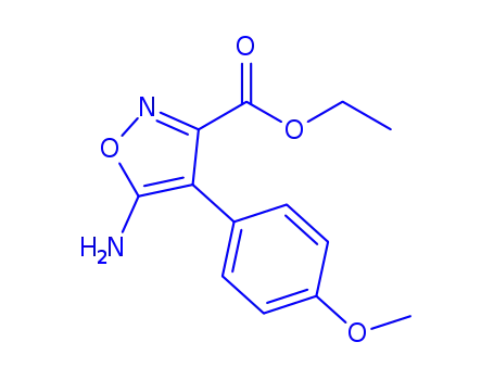 ETHYL 5-AMINO-4-(4-METHOXYPHENYL)ISOXAZOLE-3-CARBOXYLATE