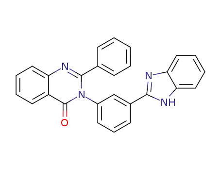3-[3-(1H-benzimidazol-2-yl)phenyl]-2-phenylquinazolin-4(3H)-one