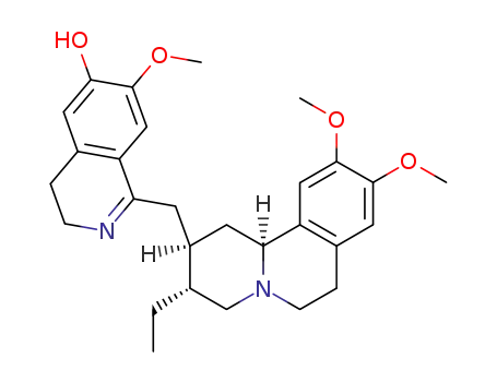 Molecular Structure of 7633-29-6 (psychotrine)