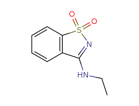 N-ethyl-1,2-benzothiazol-3-amine 1,1-dioxide