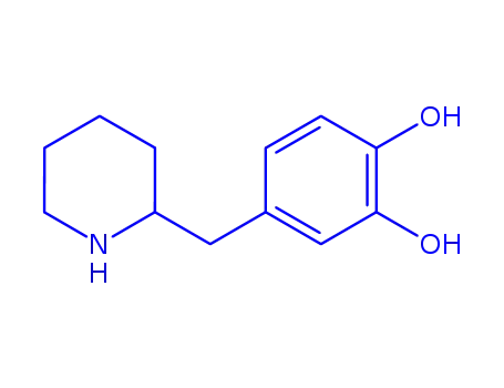 1,2-Benzenediol, 4-(2-piperidinylmethyl)- (9CI)