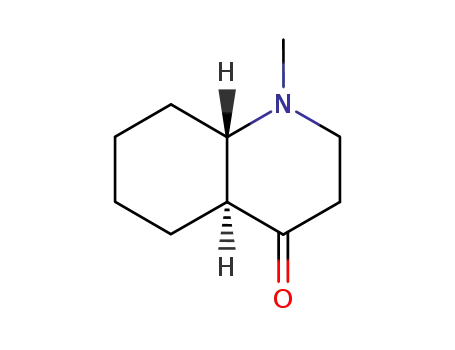 Molecular Structure of 765849-22-7 (4(1H)-Quinolinone,octahydro-1-methyl-,(4aS-trans)-(9CI))