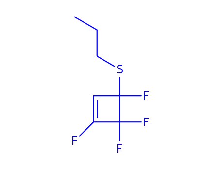 시클로 부텐, 1,3,4,4- 테트라 플루오로 -3- (프로필 티오)-(9CI)