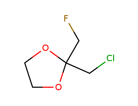 1,3-DIOXOLANE,2-(CHLOROMETHYL)-2-(FLUOROMETHYL)-
