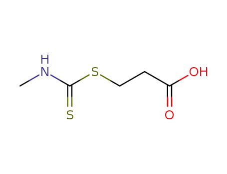 3-(Methylaminothiocarbonylthio)propanoic acid