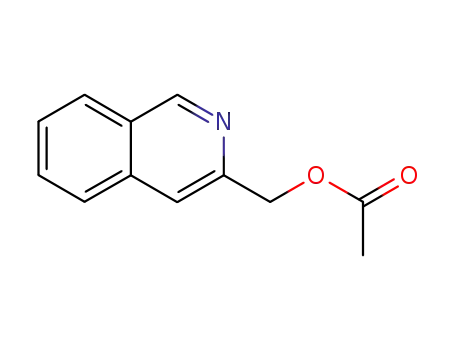 Molecular Structure of 860371-13-7 (acetic acid-[3]isoquinolylmethyl ester)