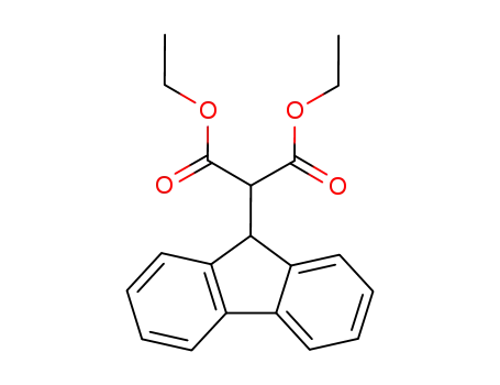 Molecular Structure of 76765-79-2 (diethyl 9H-fluoren-9-ylpropanedioate)