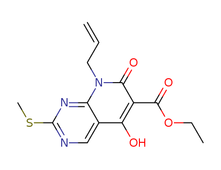 Ethyl 8-allyl-5-hydroxy-2-(methylthio)-7-oxo-7,8-dihydropyrido[2,3-d]pyrimidine-6-carboxylate