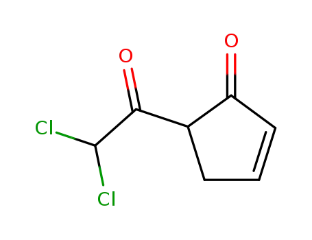 2-시클로펜텐-1-온, 5-(디클로로아세틸)-(9CI)