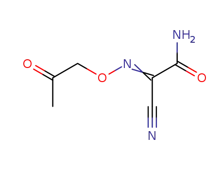 Acetamide, 2-cyano-2-[(2-oxopropoxy)imino]-, (E)-