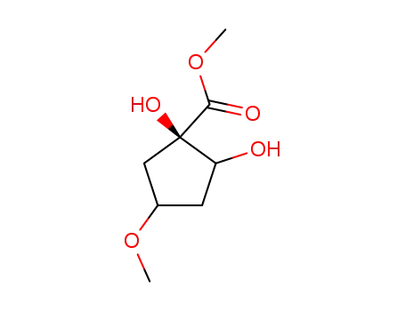 Cyclopentanecarboxylic acid, 1,2-dihydroxy-4-methoxy-, methyl ester (9CI)