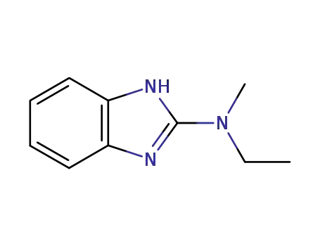 Molecular Structure of 7673-52-1 (Benzimidazole, 2-(ethylmethylamino)- (7CI,8CI))